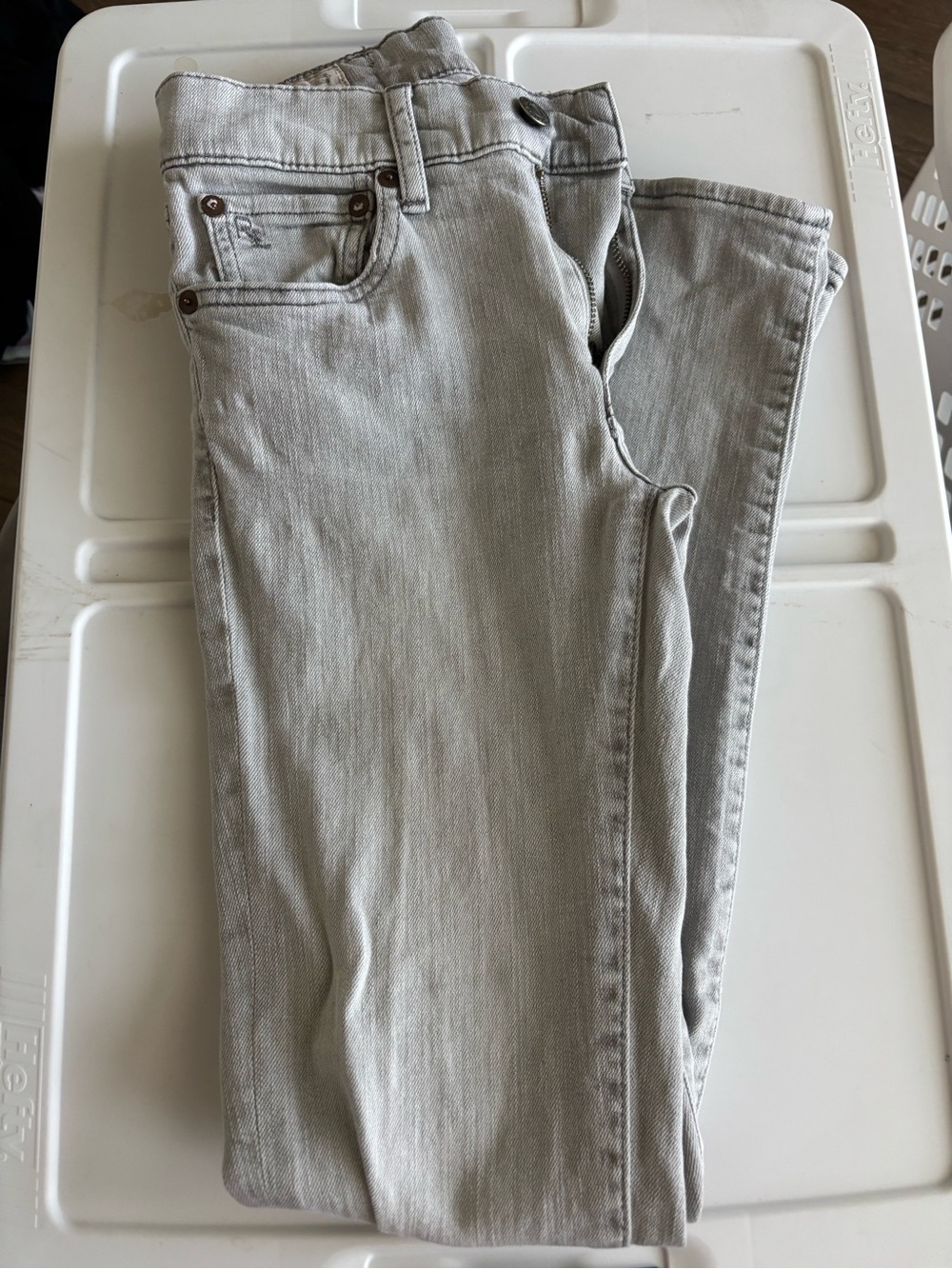 Ralph Lauren women’s Slim Light Gray Jeans